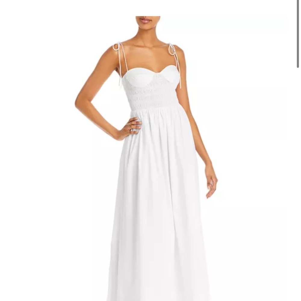Staud White Dress